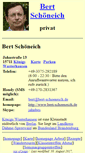 Mobile Screenshot of bert-schoeneich.de